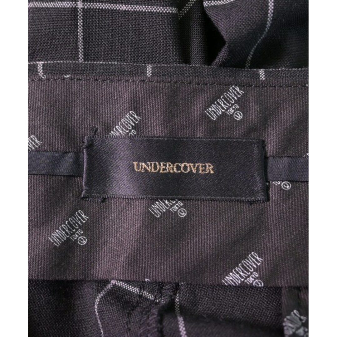 UNDERCOVER(アンダーカバー)のUNDER COVER スラックス 3(L位) 黒x白(チェック) 【古着】【中古】 メンズのパンツ(スラックス)の商品写真