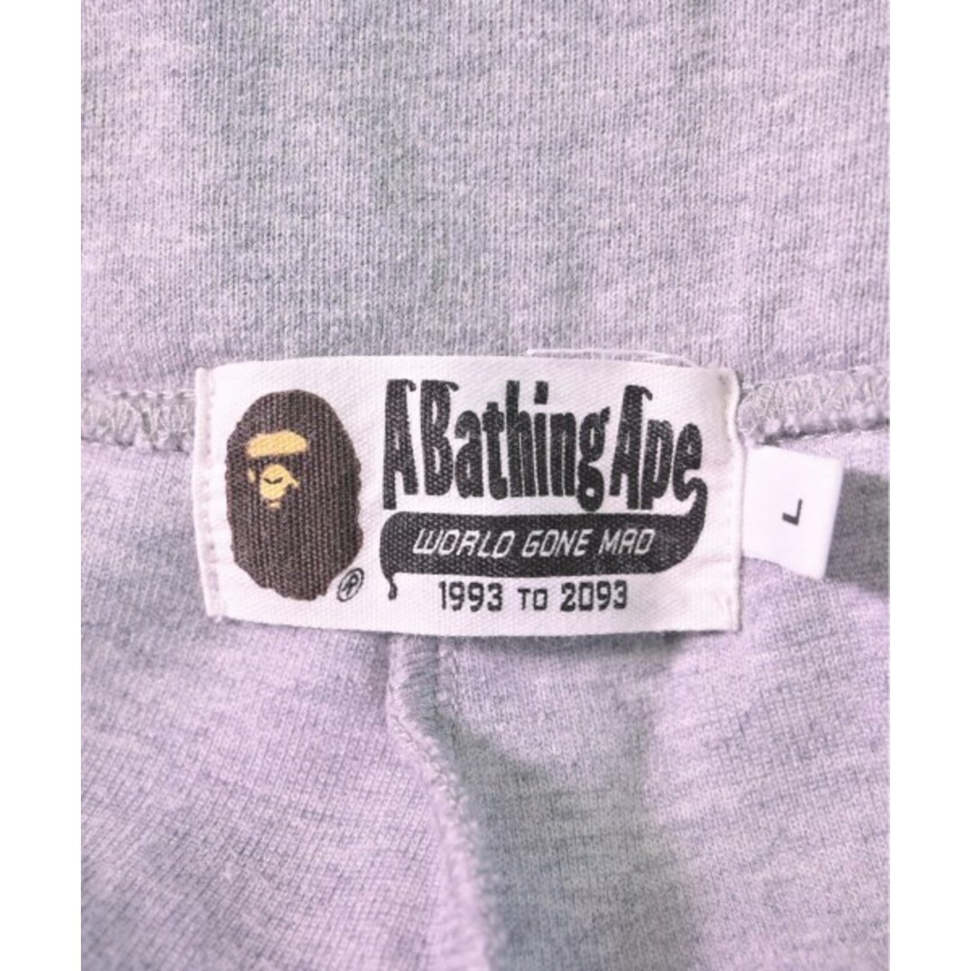 A BATHING APE(アベイシングエイプ)のA BATHING APE アベイシングエイプ スウェットパンツ L グレー 【古着】【中古】 メンズのパンツ(その他)の商品写真