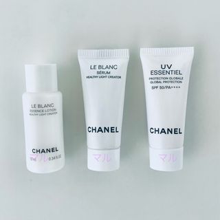 CHANEL - シャネル  ルブラン・UVエサンシエル  化粧水  セラム  日やけ止め