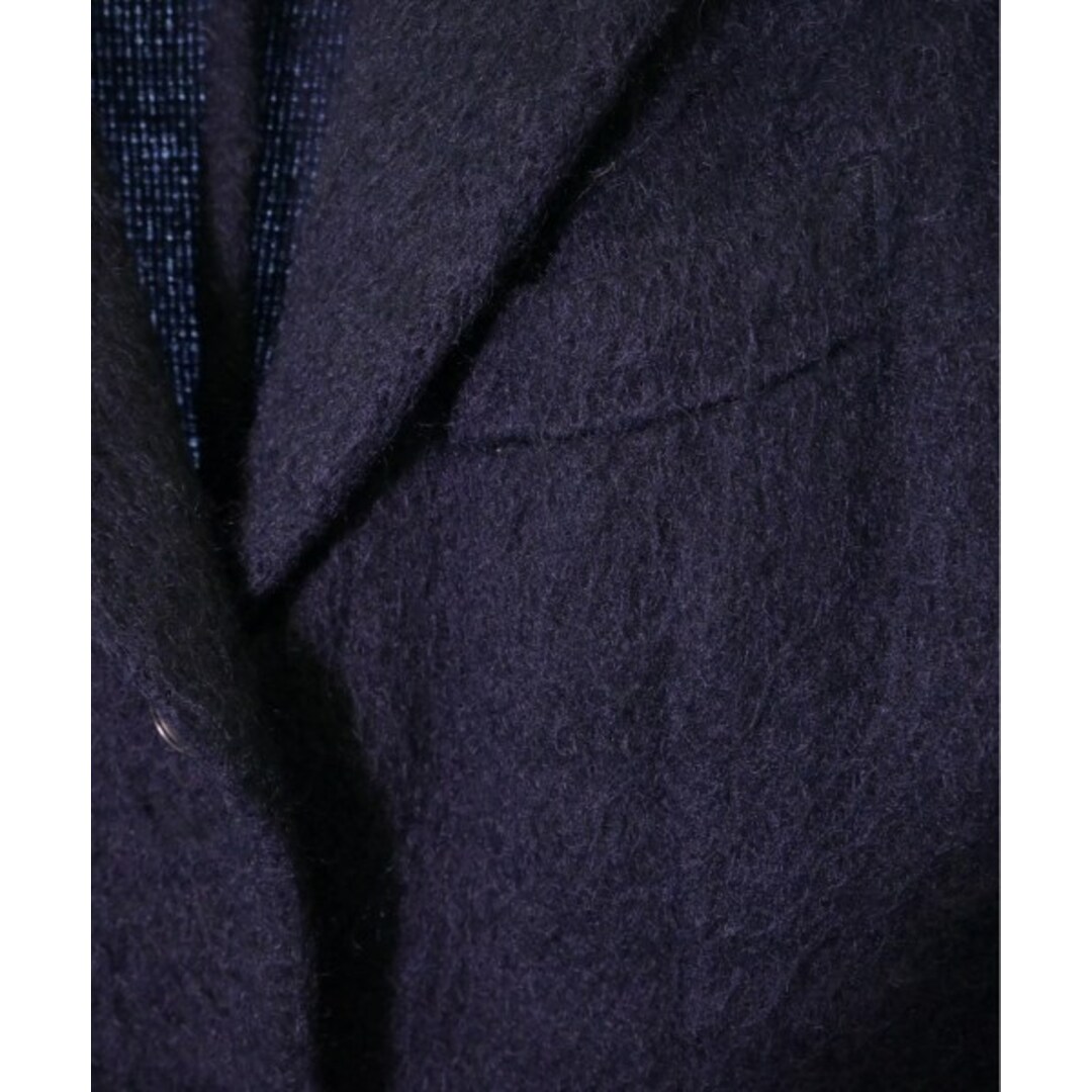LARDINI(ラルディーニ)のLARDINI ラルディーニ チェスターコート 42(XS位) 紺 【古着】【中古】 メンズのジャケット/アウター(チェスターコート)の商品写真