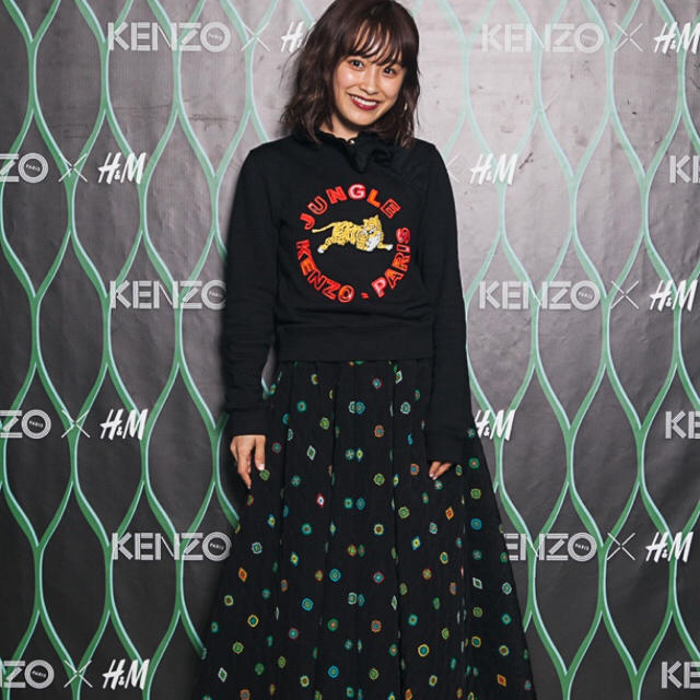 KENZO ✖️ H\u0026M シルク ワンピース キルティング