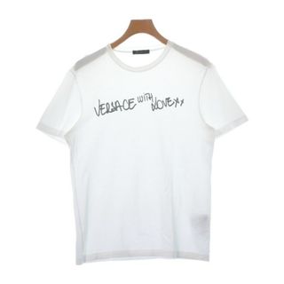 ヴェルサーチ(VERSACE)のVERSACE ヴェルサーチ Tシャツ・カットソー M 白 【古着】【中古】(Tシャツ/カットソー(半袖/袖なし))