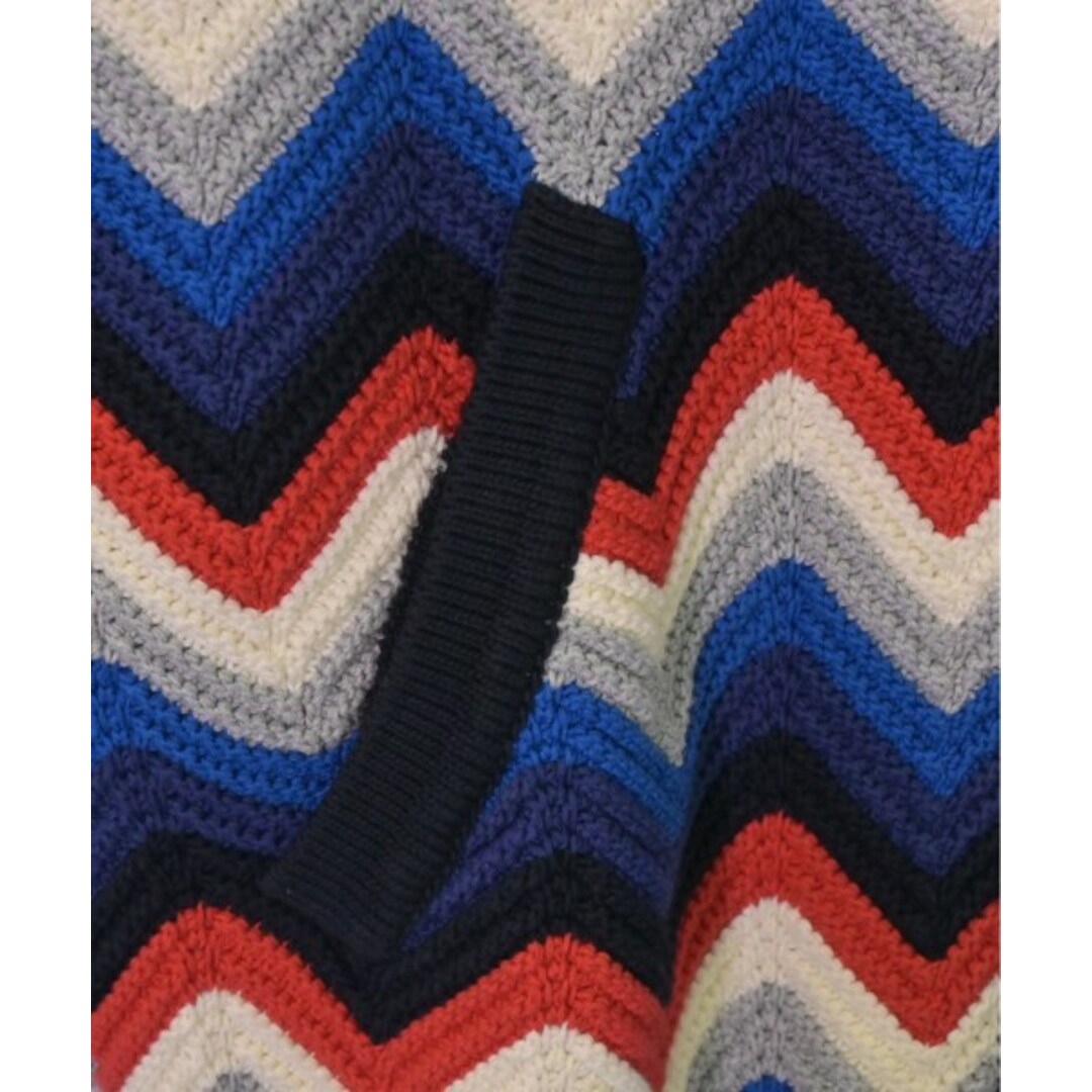 MISSONI(ミッソーニ)のMISSONI ミッソーニ カーディガン 46(M位) 青x赤x白等(総柄) 【古着】【中古】 メンズのトップス(カーディガン)の商品写真