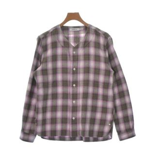 ノンネイティブ(nonnative)のnonnative カジュアルシャツ 1(S位) 茶x紫x白系(チェック) 【古着】【中古】(シャツ)