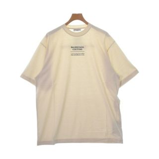 バレンシアガ(Balenciaga)のBALENCIAGA バレンシアガ Tシャツ・カットソー XXS ベージュ 【古着】【中古】(Tシャツ/カットソー(半袖/袖なし))