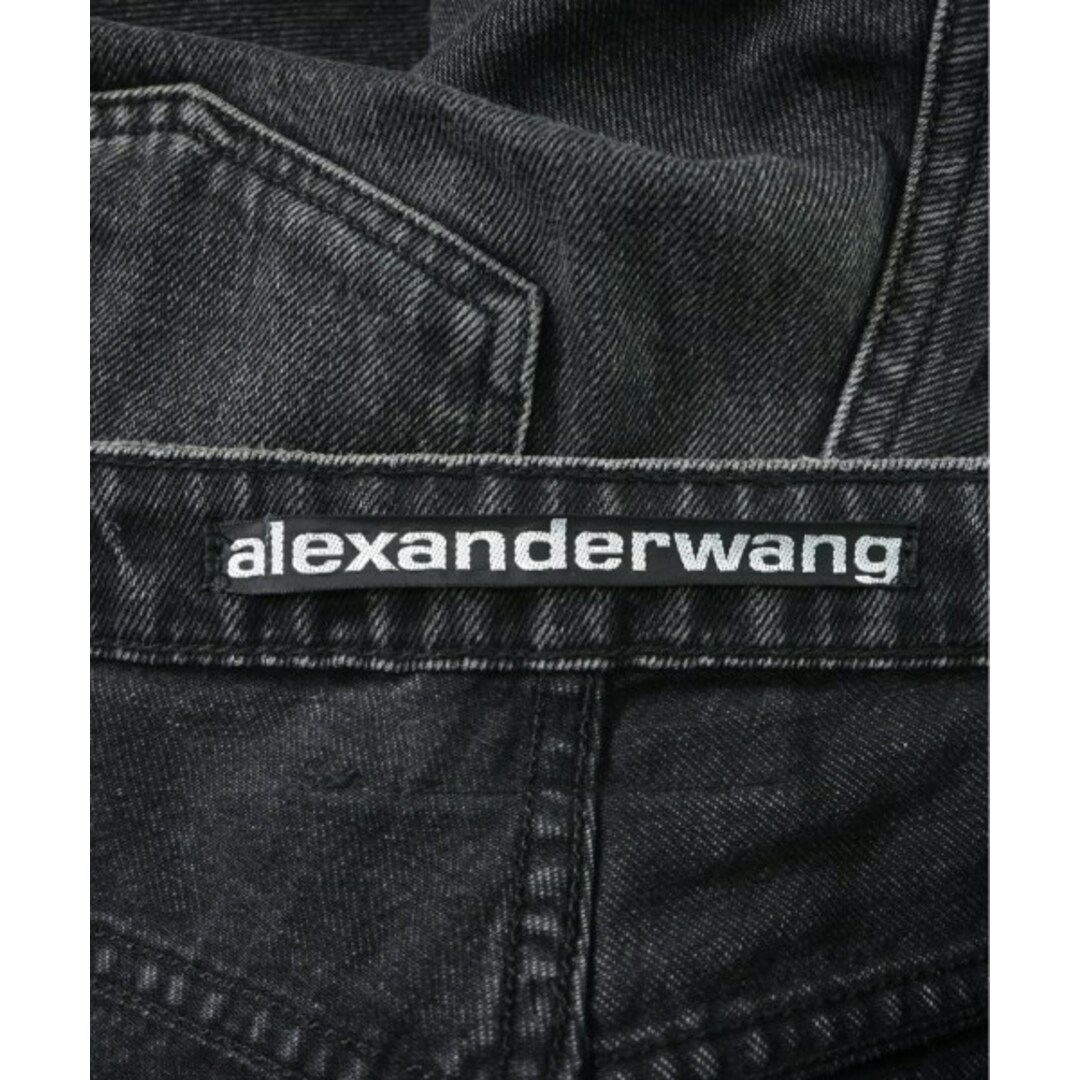 Alexander Wang(アレキサンダーワン)のALEXANDER WANG デニムパンツ 26(M位) 黒(デニム) 【古着】【中古】 レディースのパンツ(デニム/ジーンズ)の商品写真