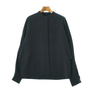 ジルサンダー(Jil Sander)のJIL SANDER ジルサンダー ブラウス 34(XXS位) 黒 【古着】【中古】(シャツ/ブラウス(長袖/七分))