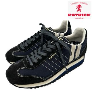 PATRICK - 〈極美品〉PATRICK パトリック【22.5】ミリタリーマラソンスニーカー 黒