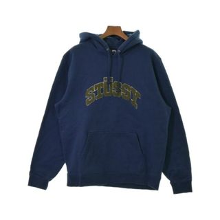 ステューシー(STUSSY)のSTUSSY ステューシー パーカー L 紺 【古着】【中古】(パーカー)