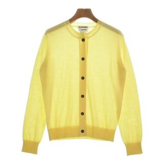 ジルサンダー(Jil Sander)のJIL SANDER ジルサンダー カーディガン 34(XXS位) 黄 【古着】【中古】(カーディガン)