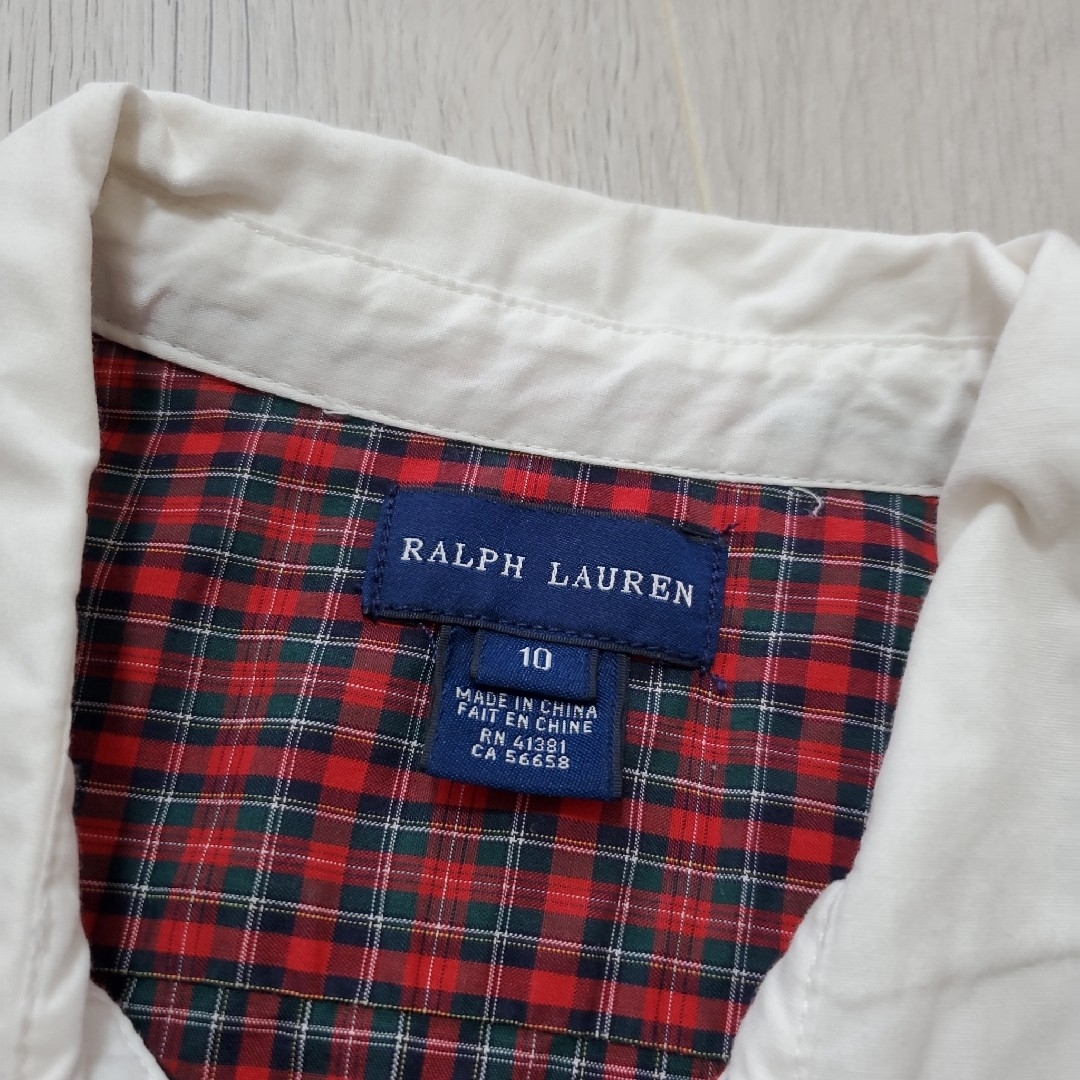 Ralph Lauren(ラルフローレン)のラルフローレン♡ ボタンダウンワンピース♡ チェック柄 キッズ/ベビー/マタニティのキッズ服女の子用(90cm~)(その他)の商品写真