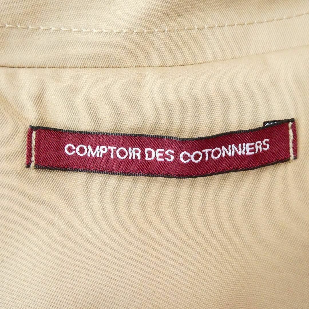 Comptoir des cotonniers(コントワーデコトニエ)の未使用 コントワーデコトニエ 裏地チェック柄 ベルト ロング トレンチコート レディースのジャケット/アウター(トレンチコート)の商品写真