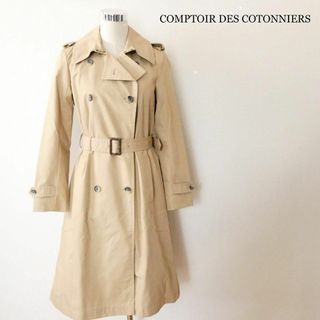 コントワーデコトニエ(Comptoir des cotonniers)の未使用 コントワーデコトニエ 裏地チェック柄 ベルト ロング トレンチコート(トレンチコート)