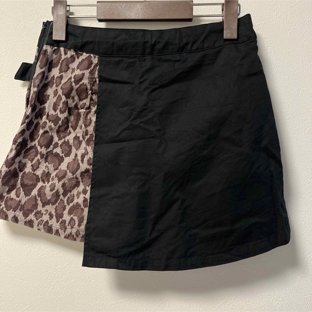 ZIDDY(ジディー)の150 ZIDDY レオパード柄巻きスカート風ショートパンツ キッズ/ベビー/マタニティのキッズ服女の子用(90cm~)(パンツ/スパッツ)の商品写真