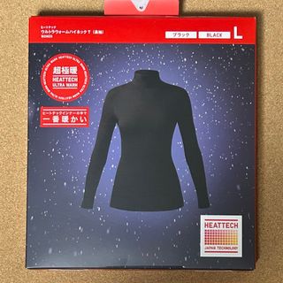 ユニクロ(UNIQLO)の超極暖ウルトラウォーム ハイネックT  黒  L  UNIQLO ユニクロ(アンダーシャツ/防寒インナー)