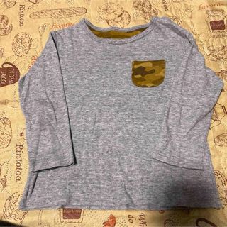 ユニクロ(UNIQLO)の【美品】長袖Tシャツ　90cm ユニクロ　ロンT 子供服　トップス(Tシャツ/カットソー)