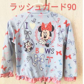 Disney - ディズニー　ミッキー毎回ミニーラッシュガード　水着　90サイズ