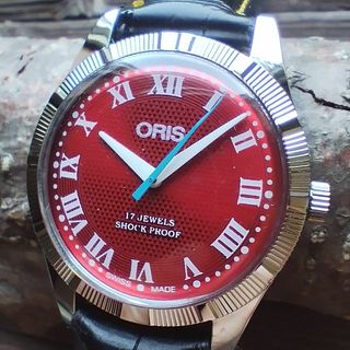 オリス(ORIS)の●美品！●オリス■ORIS 手巻き機械式ヴィンテージメンズ腕時計アンティーク即納(腕時計(アナログ))