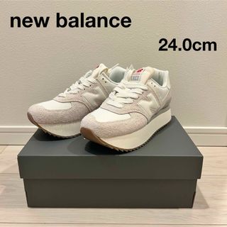 ニューバランス(New Balance)の【新品】ニューバランス newbalance WL574ZQD 24.0cm(スニーカー)