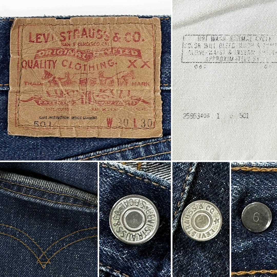 Levi's(リーバイス)の60s◎美品 LEVI'S 501 ビッグE 66前期 W30 L30 濃青 メンズのパンツ(デニム/ジーンズ)の商品写真