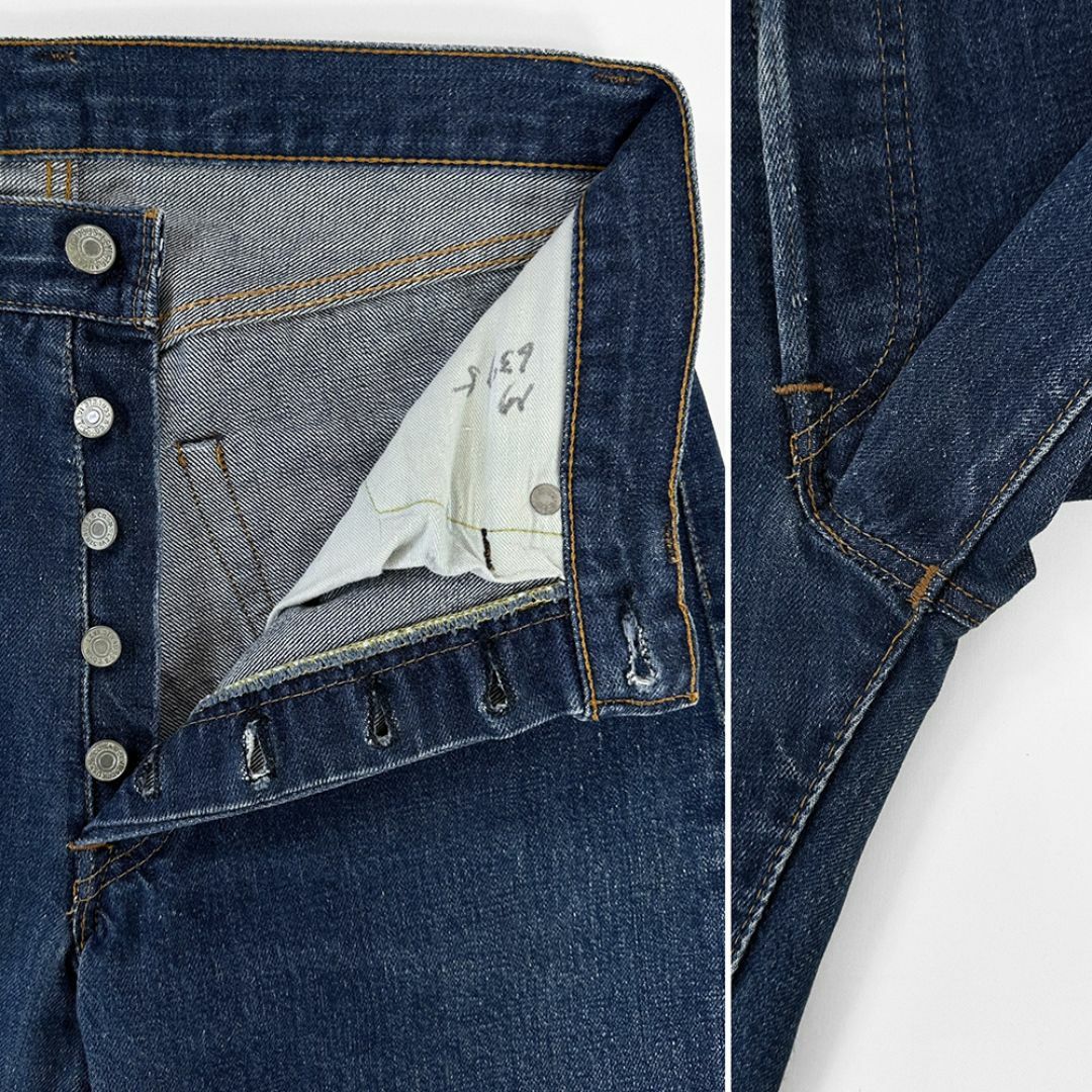Levi's - 60s 美品 LEVI'S 501 ビッグE 66前期 W30 L30 濃青の Levi's - 60s 美品 LEVI'S 501 ビッグE 66前期 W30 L30 濃青の