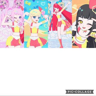 タカラトミーアーツ(T-ARTS)のクールアイドルレッドイエロー　プリフォト(その他)