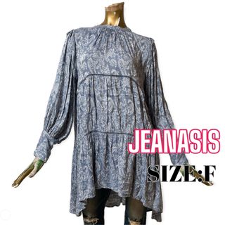 JEANASIS - JEANASIS ♥ ペイズリー ティアードジャガードチュニック