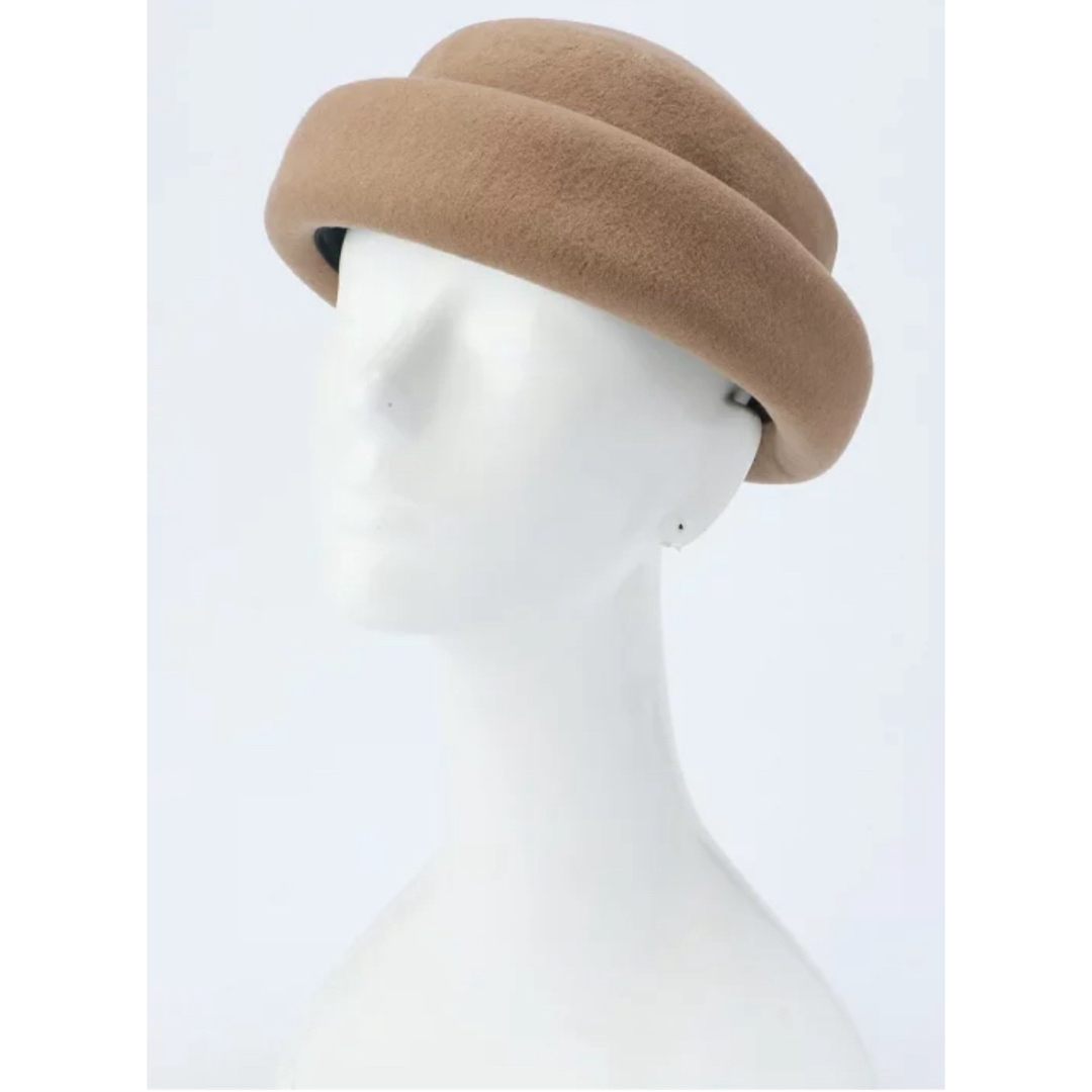 SM2(サマンサモスモス)のサマンサモスモス　フェルトトークハット　ブラウン　トーク帽　帽子　茶色　sm2 レディースの帽子(その他)の商品写真