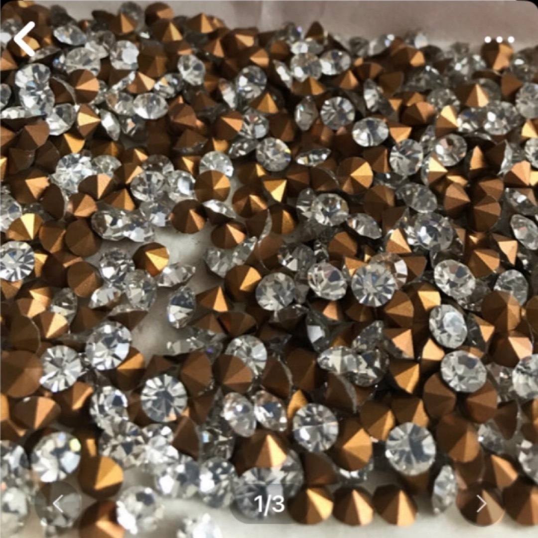 SWAROVSKI(スワロフスキー)のスワロフスキー SS20クリスタル100個✨ ハンドメイドの素材/材料(各種パーツ)の商品写真