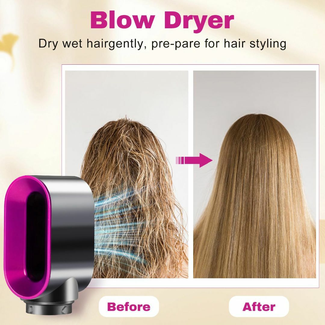 【人気商品】For Dyson Airwrap回転カーリングバレルヘアスタイラー コスメ/美容のヘアケア/スタイリング(その他)の商品写真