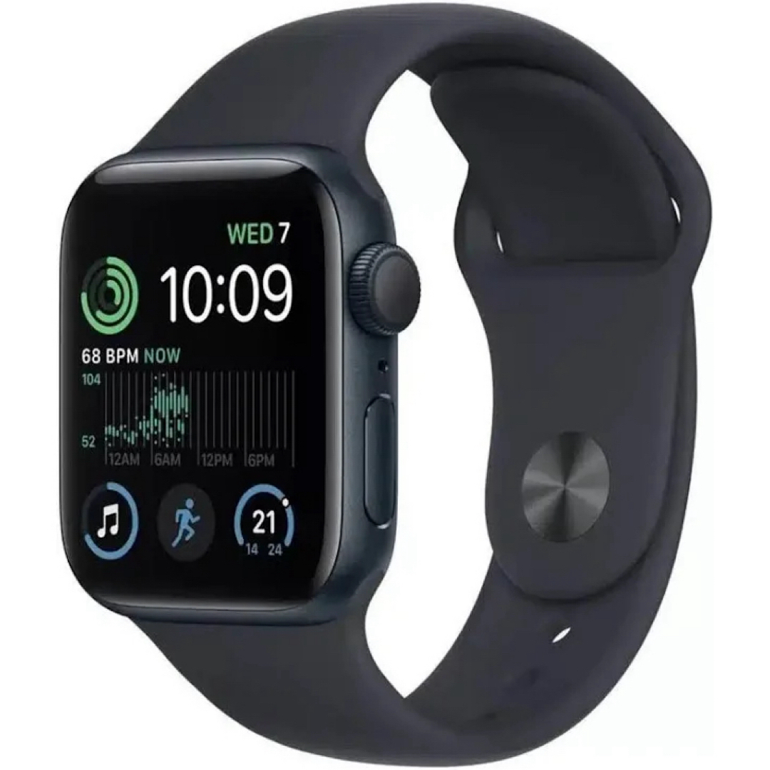Apple Watch(アップルウォッチ)の破格！新品未開封　Apple watch SE2 40mm ミッドナイト第二世代 メンズの時計(腕時計(デジタル))の商品写真