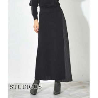 ステュディオス(STUDIOUS)の美品★WRAPINKNOT STUDIOUS限定 ラメプリーツスカート 0326(ロングスカート)