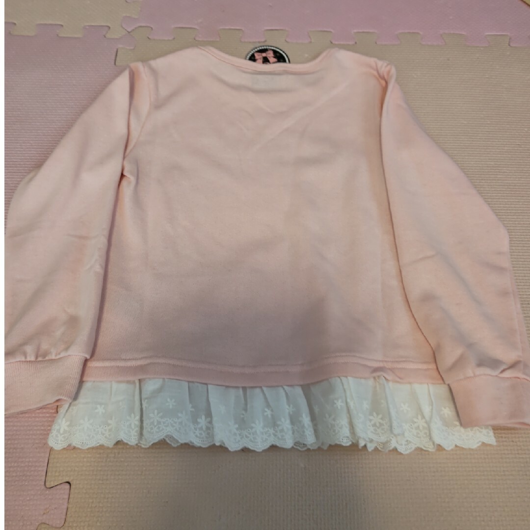 ドーリーリボン　長袖　130 キッズ/ベビー/マタニティのキッズ服女の子用(90cm~)(Tシャツ/カットソー)の商品写真