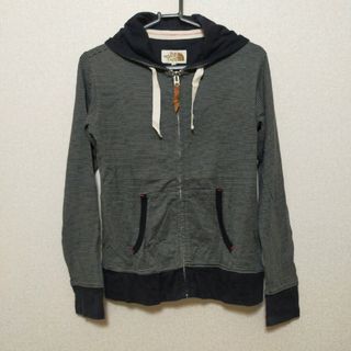 ザノースフェイス(THE NORTH FACE)の茶タグ　ノースフェイス　フーテッドボーダージャケット　ジップアップ パーカー(パーカー)