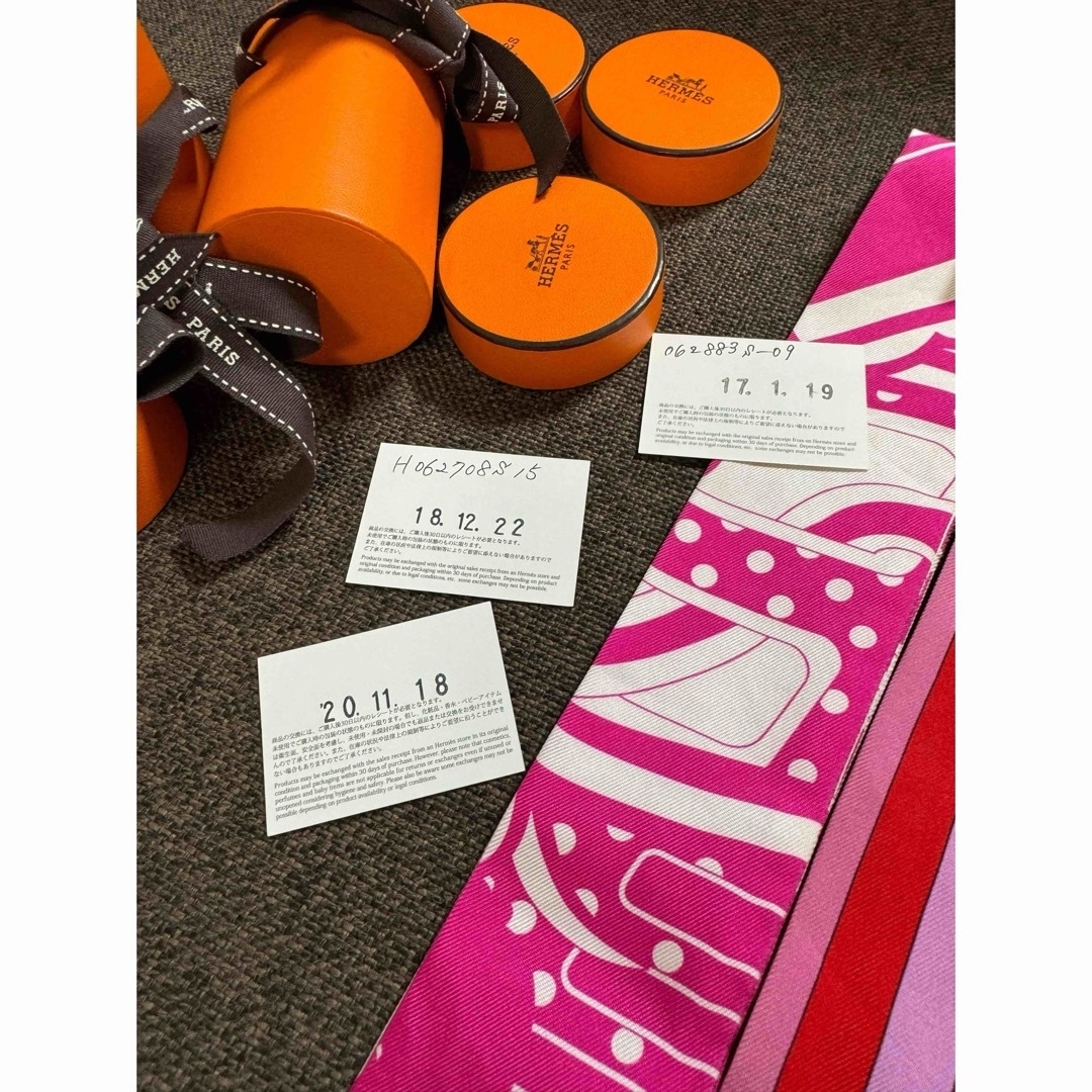 Hermes(エルメス)のエルメス　ツイリー　4本 レディースのファッション小物(バンダナ/スカーフ)の商品写真