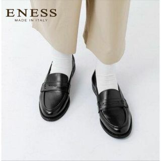 エネス(ENESS)の未使用品★ENESS レザー コインローファー 0330(ローファー/革靴)