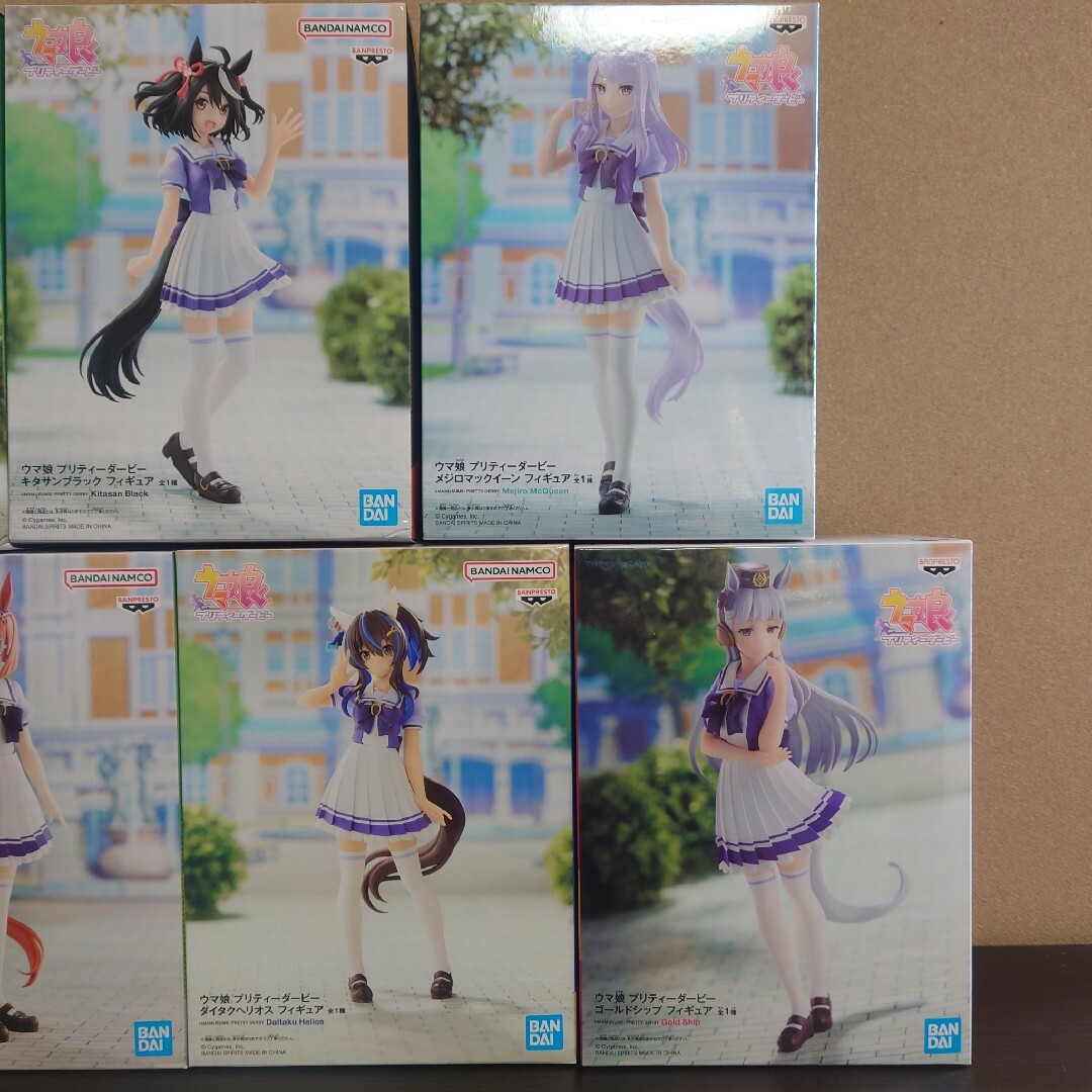 BANPRESTO(バンプレスト)のウマ娘 プリティーダービー フィギュア 7種 まとめ売り 【新品未開封】 エンタメ/ホビーのフィギュア(アニメ/ゲーム)の商品写真