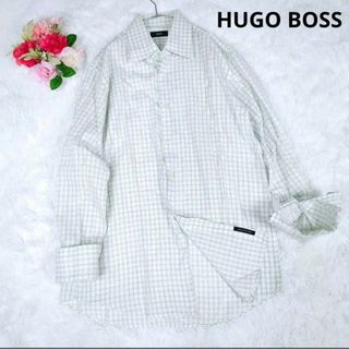 ヒューゴボス(HUGO BOSS)のHUGO BOSS　ヒューゴボス　コットンシャツ　チェック(シャツ)