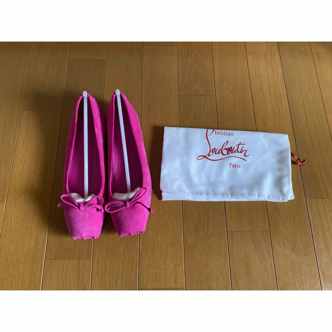 Christian Louboutin(クリスチャンルブタン)のクリスチャンルブタン　Mamadrague バレエシューズ　36 ピンク レディースの靴/シューズ(バレエシューズ)の商品写真