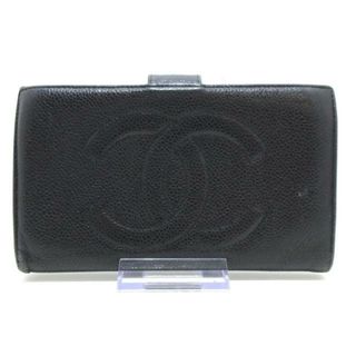 シャネル(CHANEL)のCHANEL(シャネル) 長財布 キャビアスキン A01429 黒 ココマーク キャビアスキン(財布)