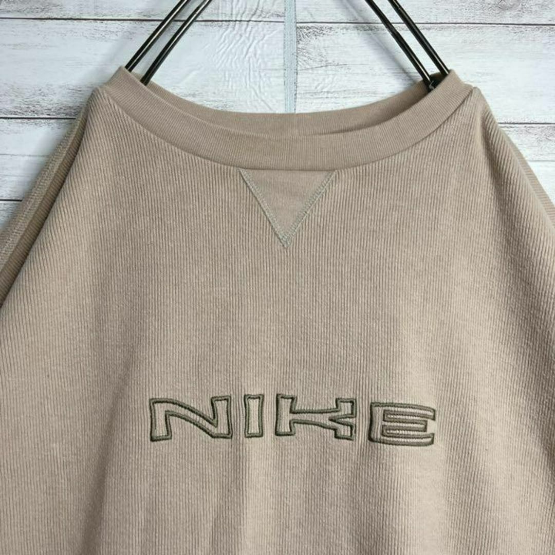 NIKE(ナイキ)の【入手困難!!】ナイキ ✈︎刺繍ロゴ ゆるだぼ トレーナー VINTAGE メンズのトップス(スウェット)の商品写真