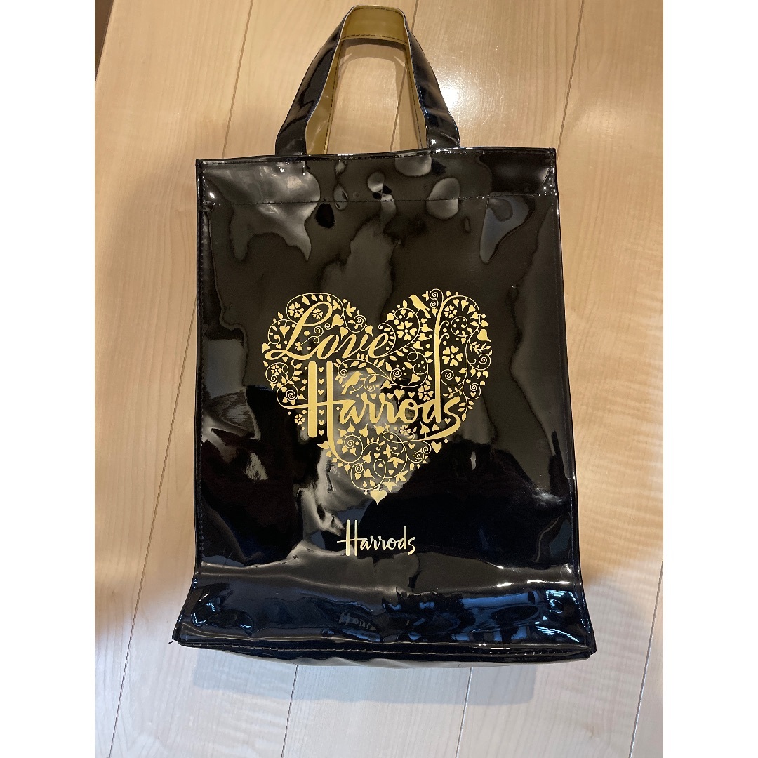 Harrods(ハロッズ)のHARRODS ハロッズ トートバッグ バック Mサイズ ショッピングバッグ レディースのバッグ(トートバッグ)の商品写真