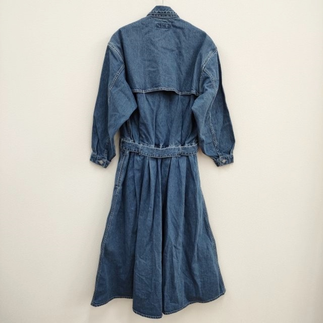 Graphpaper(グラフペーパー)のGraphpaper 新品 Belted Denim Dress GL201-60162B 定価59400円 サイズ0 ワンピース ブルー レディース グラフペーパー【中古】4-0325M♪ レディースのワンピース(ロングワンピース/マキシワンピース)の商品写真