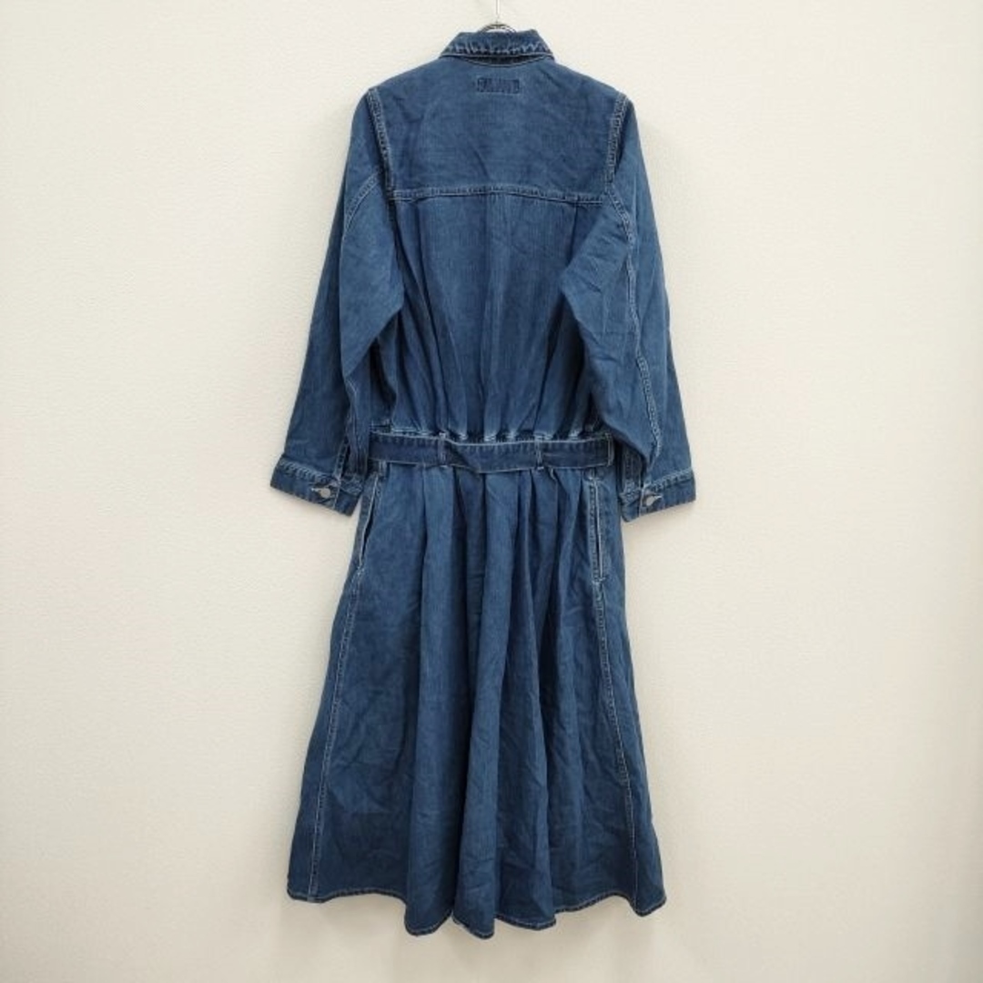 Graphpaper(グラフペーパー)のGraphpaper 新品 Belted Denim Dress GL203-60130B 定価59400円 サイズ00 ワンピース ブルー レディース グラフペーパー【中古】4-0325M♪ レディースのワンピース(ロングワンピース/マキシワンピース)の商品写真