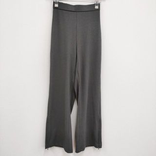 グラフペーパー(Graphpaper)のGraphpaper 新品 Rib Easy Pants GL203-40135B 定価24200円 サイズ00 リブ パンツ グレー レディース グラフペーパー【中古】4-0325M♪(その他)