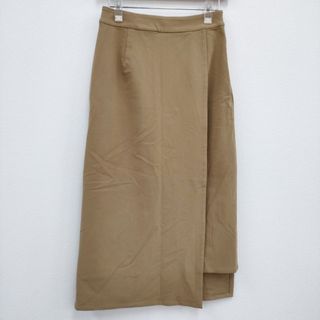 グラフペーパー(Graphpaper)のGraphpaper 新品 Meryl Nylon Wrap Skirt GL201-40107B 定価24200円 ラップロングスカート ベージュ レディース グラフペーパー【中古】4-0325M♪(ロングスカート)