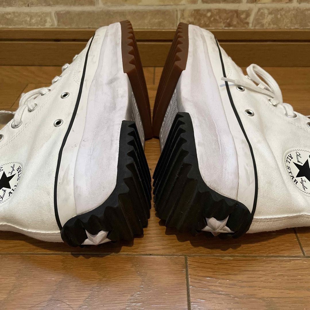 CONVERSE(コンバース)の送料無料！韓国限定 コンバース ランスターハイク  白 スニーカー 27cm レディースの靴/シューズ(スニーカー)の商品写真