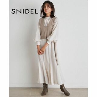 スナイデル(SNIDEL)の美品★SNIDEL ベストセットワンピース 0329(その他)