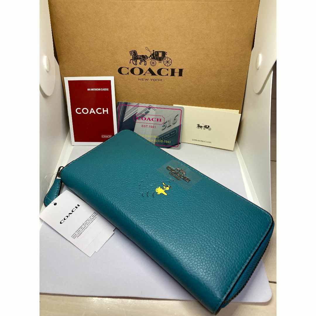 COACH(コーチ)のCOACH　コーチ　16122B　長財布COACH×PEANUTSウッドストック レディースのファッション小物(財布)の商品写真