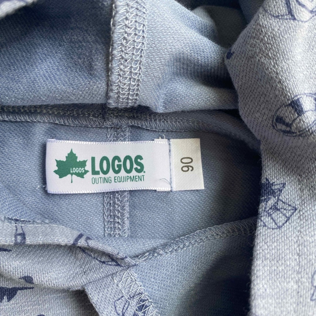 LOGOS(ロゴス)のlogos 半袖パーカー　90センチ キッズ/ベビー/マタニティのキッズ服男の子用(90cm~)(Tシャツ/カットソー)の商品写真